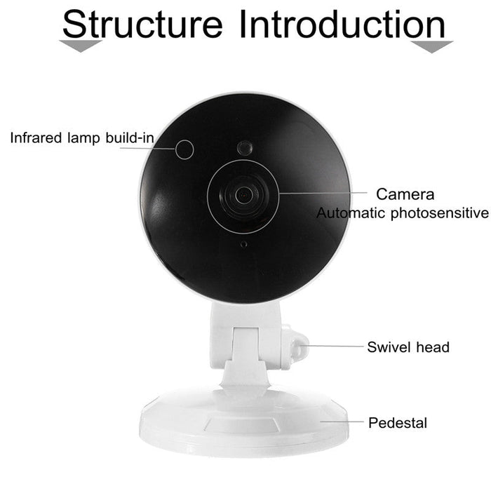 VR 360° 3D - Panoramic 960P Fisheye IP Camera, Wifi 1.3MP, Home Security Surveillance, Two Way Talk Audio - Perfect for monitoring your property and communicating with loved ones