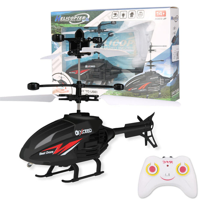 A13 Response Flying Helicopter - USB Rechargeable Induction Hover Toy with Remote Control - Ideal for Kids' Indoor and Outdoor Games