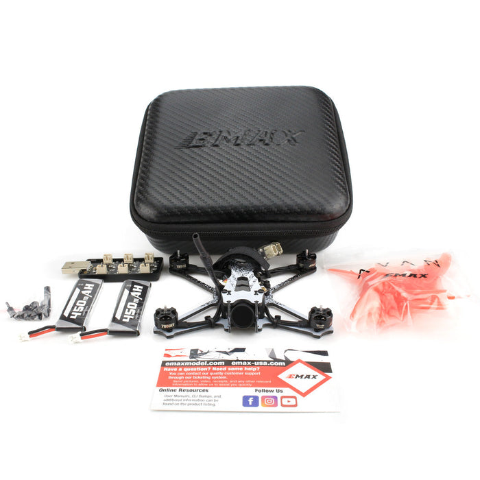 Emax Tinyhawk II Freestyle - 2.5 Inch FPV Racing Drone BNF Frsky D8, F4 FC, 5A ESC, 1103 Motor, Runcam Nano 2 Camera, 200mW VTX - Perfect for Thrill-Seeking Drone Enthusiasts