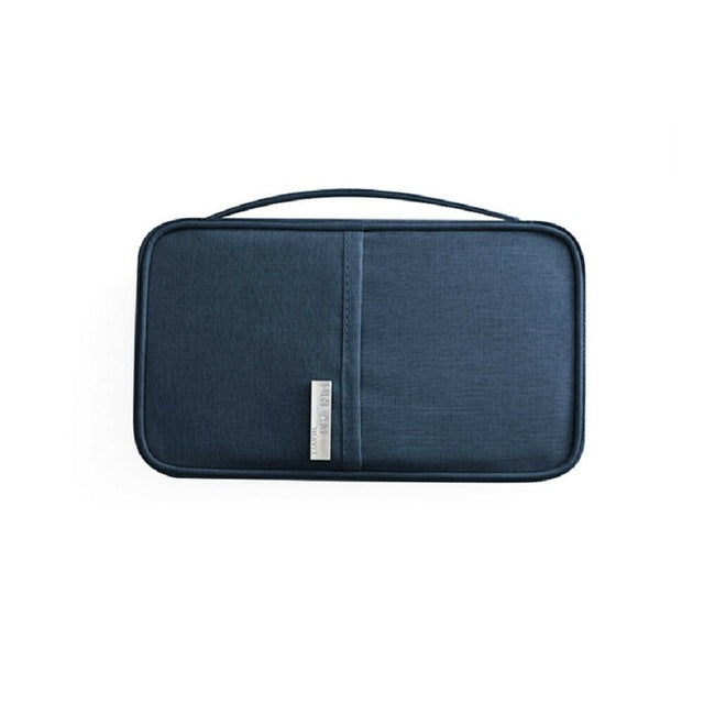 TravelEase Organizer - Passport & Document Holder with RFID Protection, Storage for Cards & Tickets - Perfect for Frequent Travelers and Keeping Valuables Safe