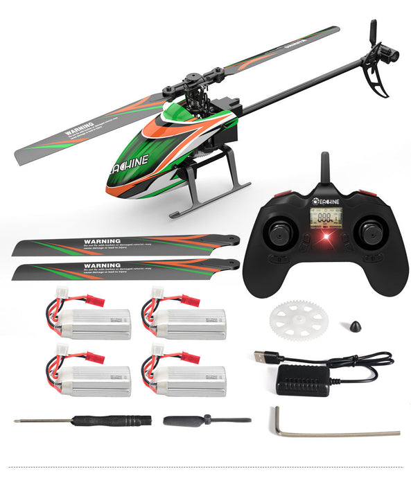 Eachine E130 - 2.4G 4CH 6-Axis Gyro Altitude Hold Flybarless RC Helicopter RTF - Perfect for Beginners and Enthusiasts