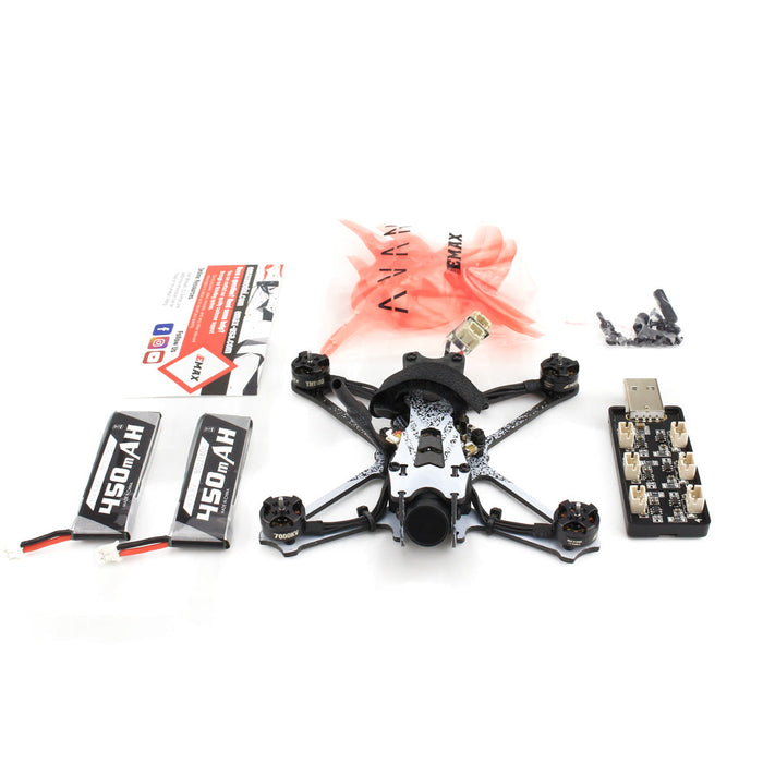 Emax Tinyhawk II Freestyle - 2.5 Inch FPV Racing Drone BNF Frsky D8, F4 FC, 5A ESC, 1103 Motor, Runcam Nano 2 Camera, 200mW VTX - Perfect for Thrill-Seeking Drone Enthusiasts