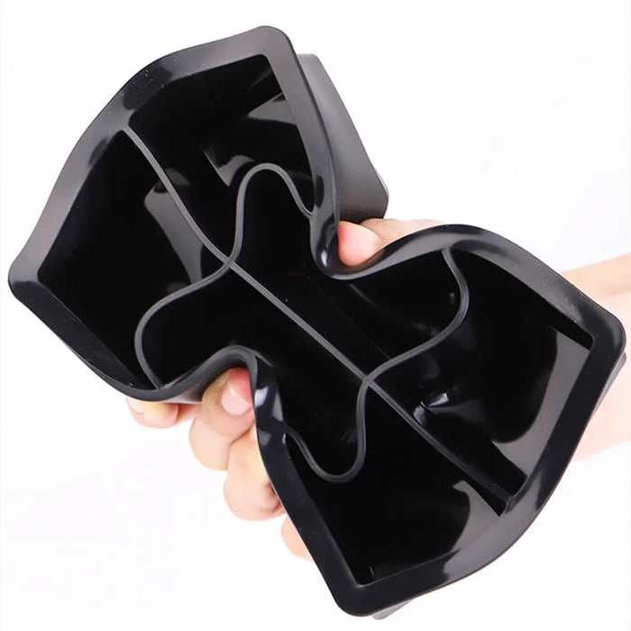 4/6/8/15 Grid Big Ice Tray Mold Giant Jumbo Large Food Grade Silicone Ice Cube Square Tray Mold DIY Ice Maker Ice Cube Tray