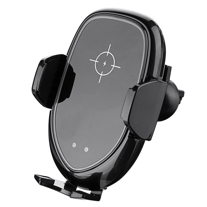 Universal - 10W 7.5W 5W Auto-Locking Qi Wireless Fast Charge Car Mount Holder for Samsung Mobile - Ideal for Seamless, Fast Charging On the Go