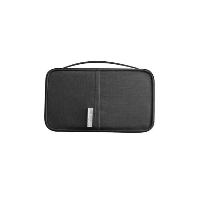 TravelEase Organizer - Passport & Document Holder with RFID Protection, Storage for Cards & Tickets - Perfect for Frequent Travelers and Keeping Valuables Safe