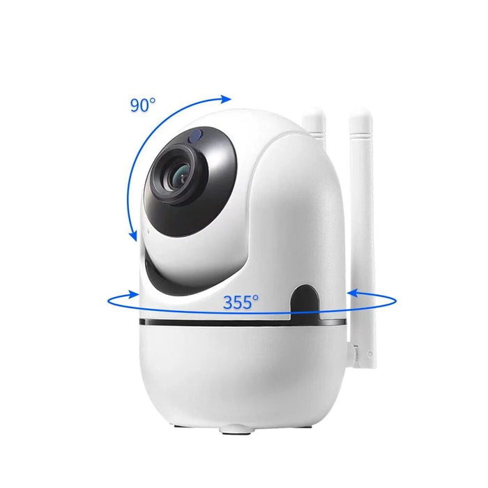 GUUDGO 1080P 2MP Dual Antenna - Two-Way Audio Security IP Camera with Night Vision & Motion Detection - Ideal for Home and Office Surveillance