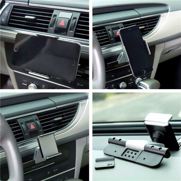 Alightstone Universal 360° Rotation CD Slot Car PhonE-mount Holder for 3.5-5.5 inch Cell Phone 