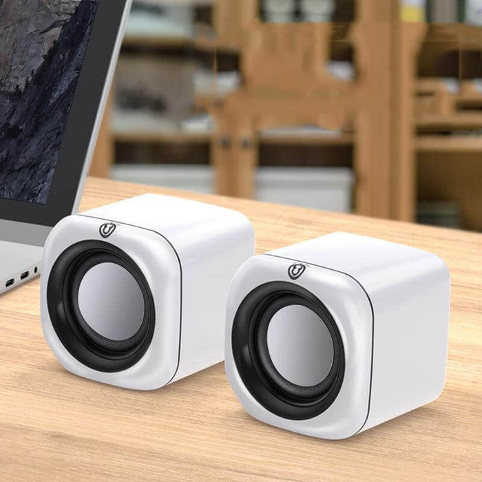 Home Laptop Mini USB Stereo Speaker 3.5mm Audio Jack Portable Mobile Phone Small Speaker Universal