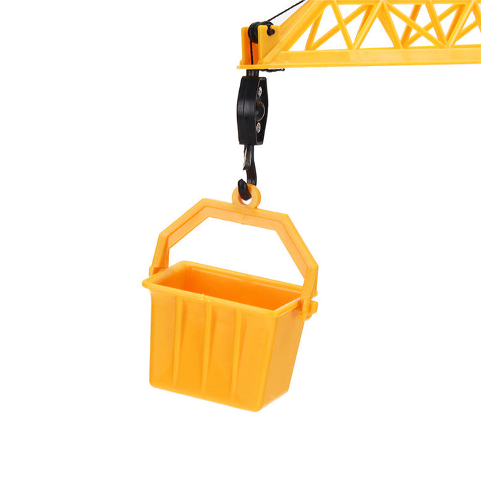 1/64 Remote Control Crane Hobby Kid Lift Construction Gift Toy With Accessories 