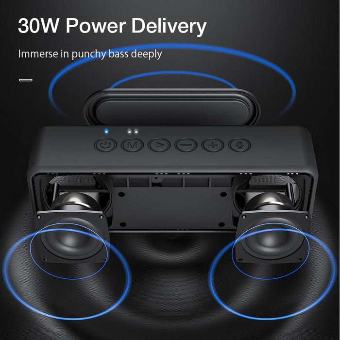 XDOBO® X Series Wireless Bluetooth Speaker - 30W Speaker with Large Battery for Extended Outdoor & Waterproof Use