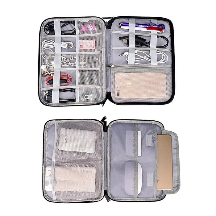 Multifunction Nylon Laptop Accessories Storage Bag Cable Organizer Travel Bag  Unpack