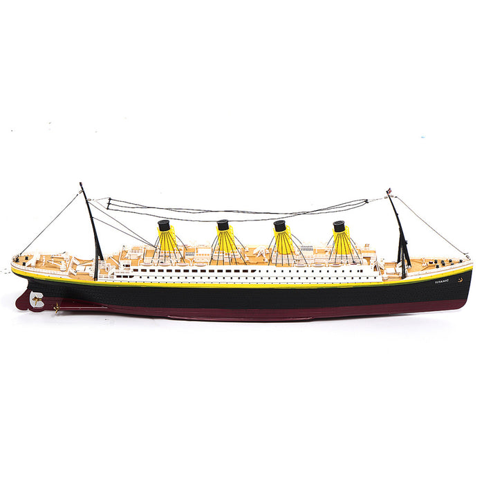 NQD 757 1/325 2.4G 80cm Simulation Titanic RC Boat Electric Ship Model with Light RTR Toys