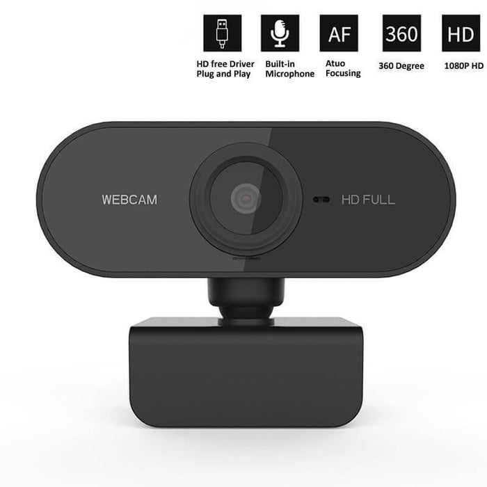 Full High Definition 1080p Clip-On USB Webcam (Compatible With Laptops, PC, Games Consoles & More)