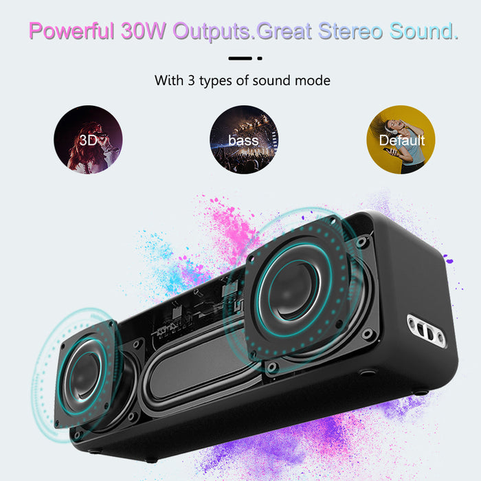 XDOBO® X Series Wireless Bluetooth Speaker - 30W Speaker with Large Battery for Extended Outdoor & Waterproof Use