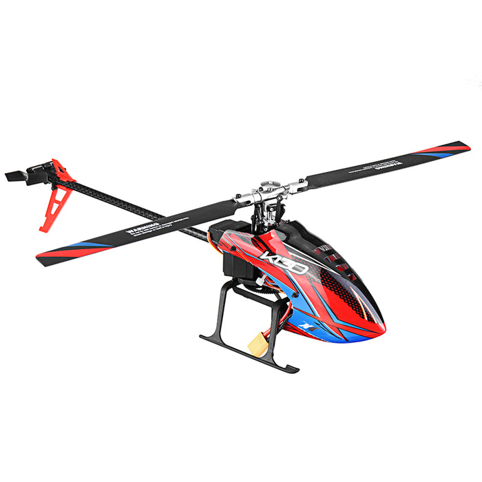 XK K130 2.4G 6CH Brushless 3D6G System Flybarless RC Helicopter RTF Compatible with FUTABA S-FHSS