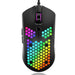 Free-Wolf M5 Wired Honeycomb RGB Gaming Mouse (12000DPI)