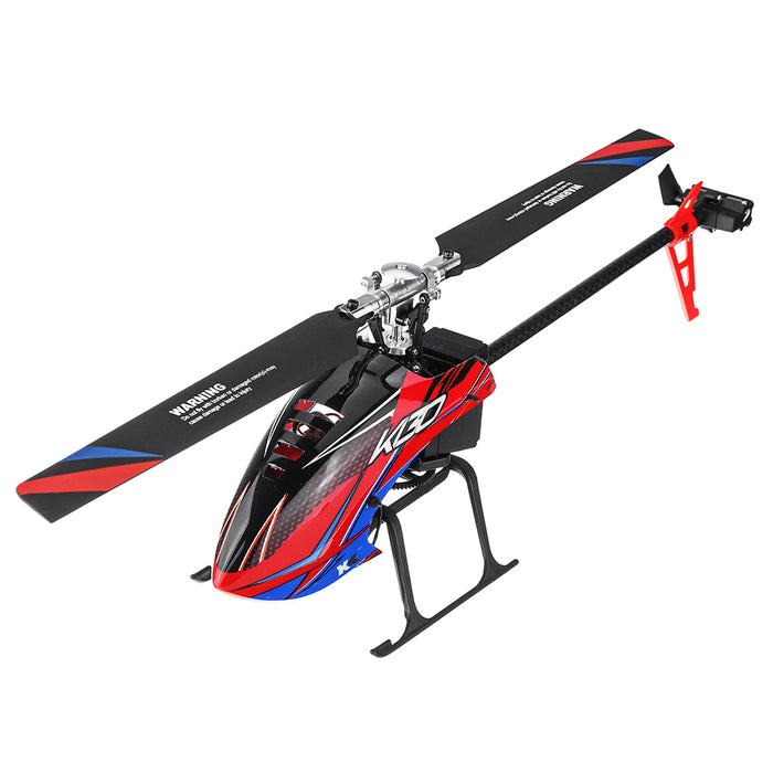 XK K130 2.4G 6CH Brushless 3D6G System Flybarless RC Helicopter RTF Compatible with FUTABA S-FHSS