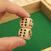 Wooden Traditional Four Sided 10 Number Pub Bar Board Dice Party Funny Game Toys